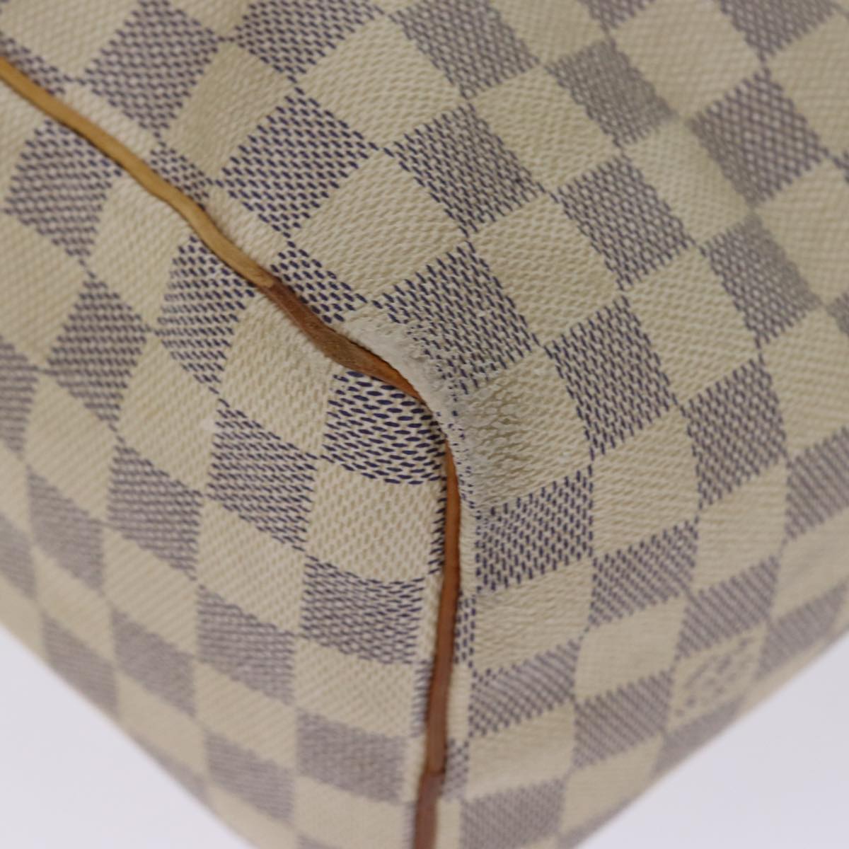 LOUIS VUITTON Damier Azur Speedy 25 Hand Bag N41534 LV Auth 76922