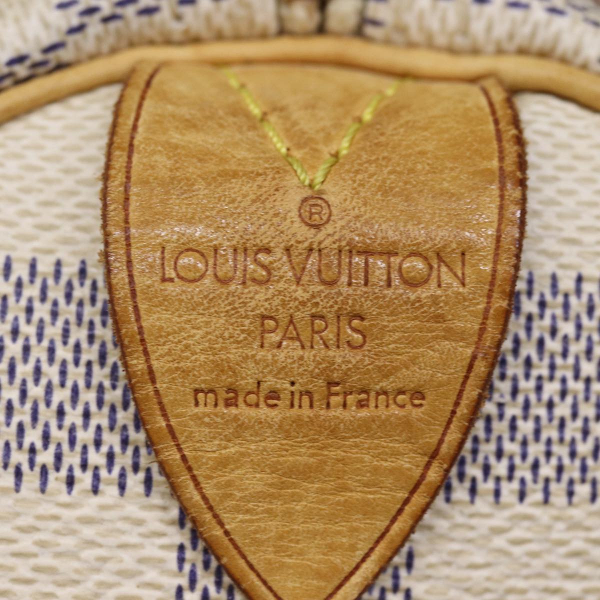 LOUIS VUITTON Damier Azur Speedy 25 Hand Bag N41534 LV Auth 76922