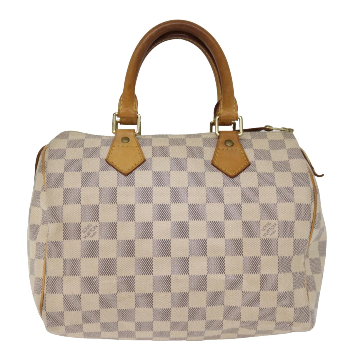 LOUIS VUITTON Damier Azur Speedy 25 Hand Bag N41534 LV Auth 76922