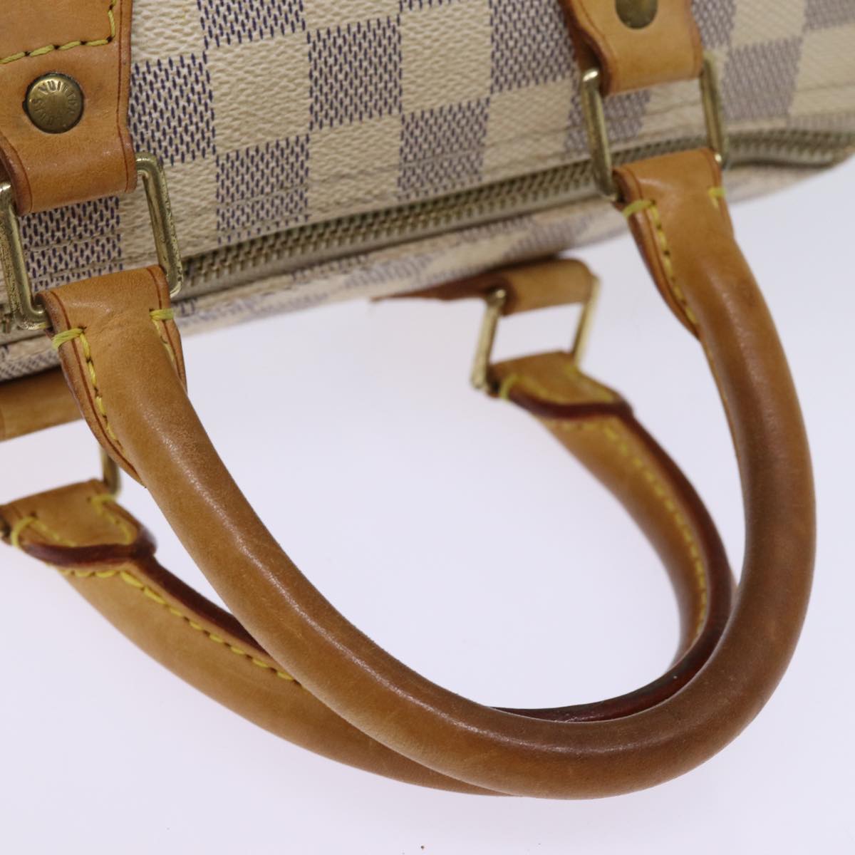 LOUIS VUITTON Damier Azur Speedy 25 Hand Bag N41534 LV Auth 76922