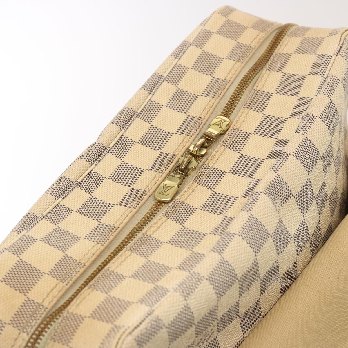 LOUIS VUITTON Damier Azur Naviglio Shoulder Bag N51189 LV Auth 76924