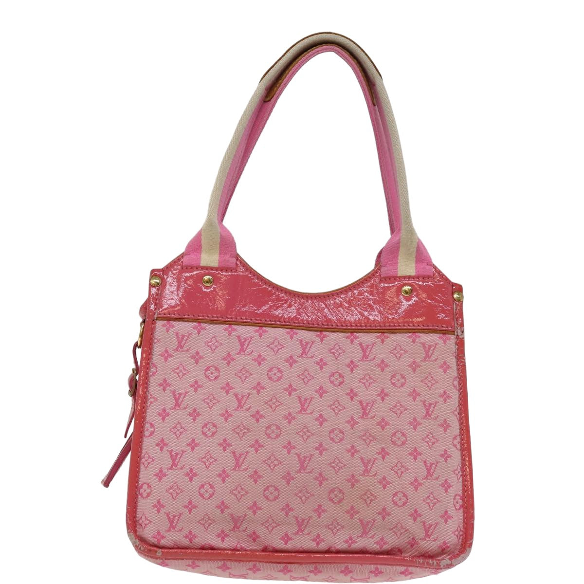 LOUIS VUITTON Monogram Mini Sac Catrain Hand Bag Strawberry M92930 LV Auth 76925 - 0