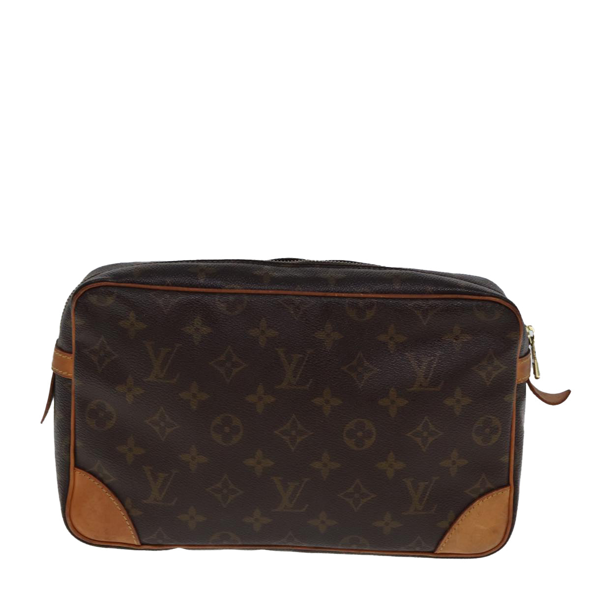 LOUIS VUITTON Monogram Compiegne 28 Clutch Bag M51845 LV Auth 76928 - 0