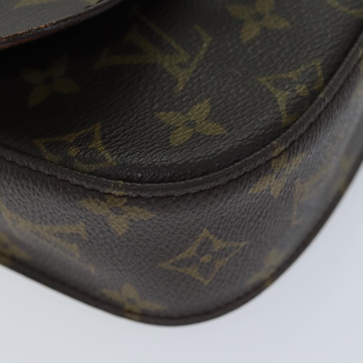 LOUIS VUITTON Monogram Saint Cloud PM Shoulder Bag M51244 Auth 76930