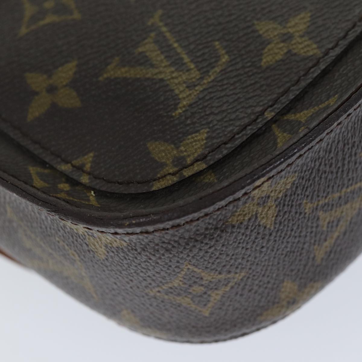 LOUIS VUITTON Monogram Saint Cloud PM Shoulder Bag M51244 Auth 76930