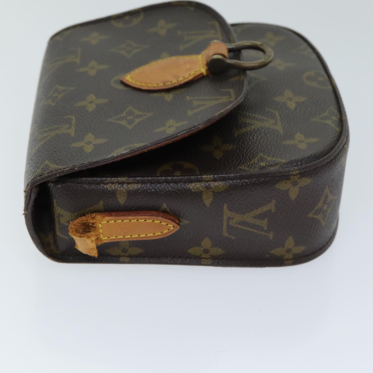 LOUIS VUITTON Monogram Saint Cloud PM Shoulder Bag M51244 Auth 76930