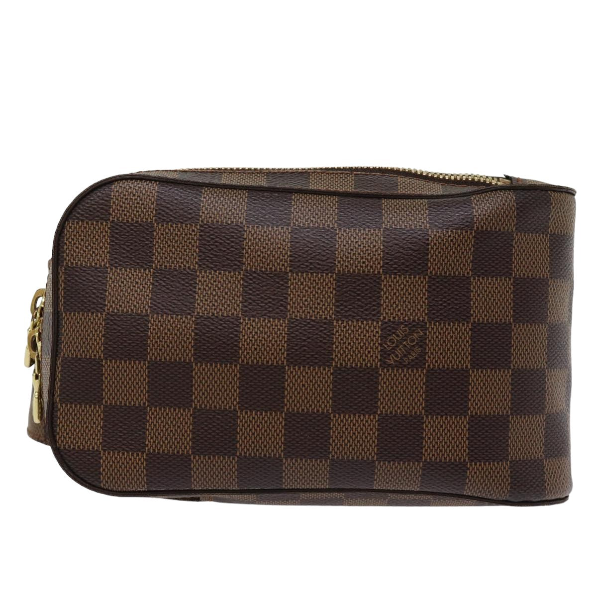 LOUIS VUITTON Damier Ebene Geronimos Shoulder Bag N51994 LV Auth 76934