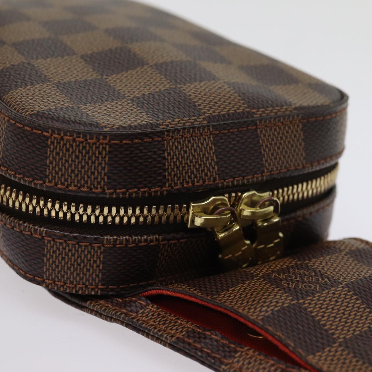 LOUIS VUITTON Damier Ebene Geronimos Shoulder Bag N51994 LV Auth 76934