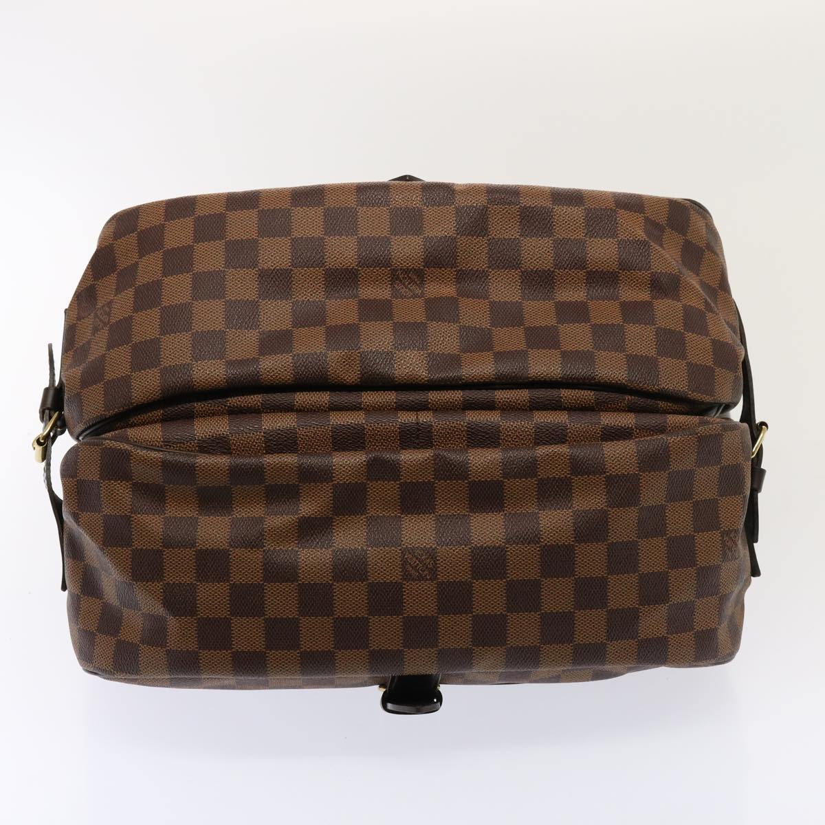 LOUIS VUITTON Damier Ebene Saumur 35 Shoulder Bag SPO LV Auth 76951A