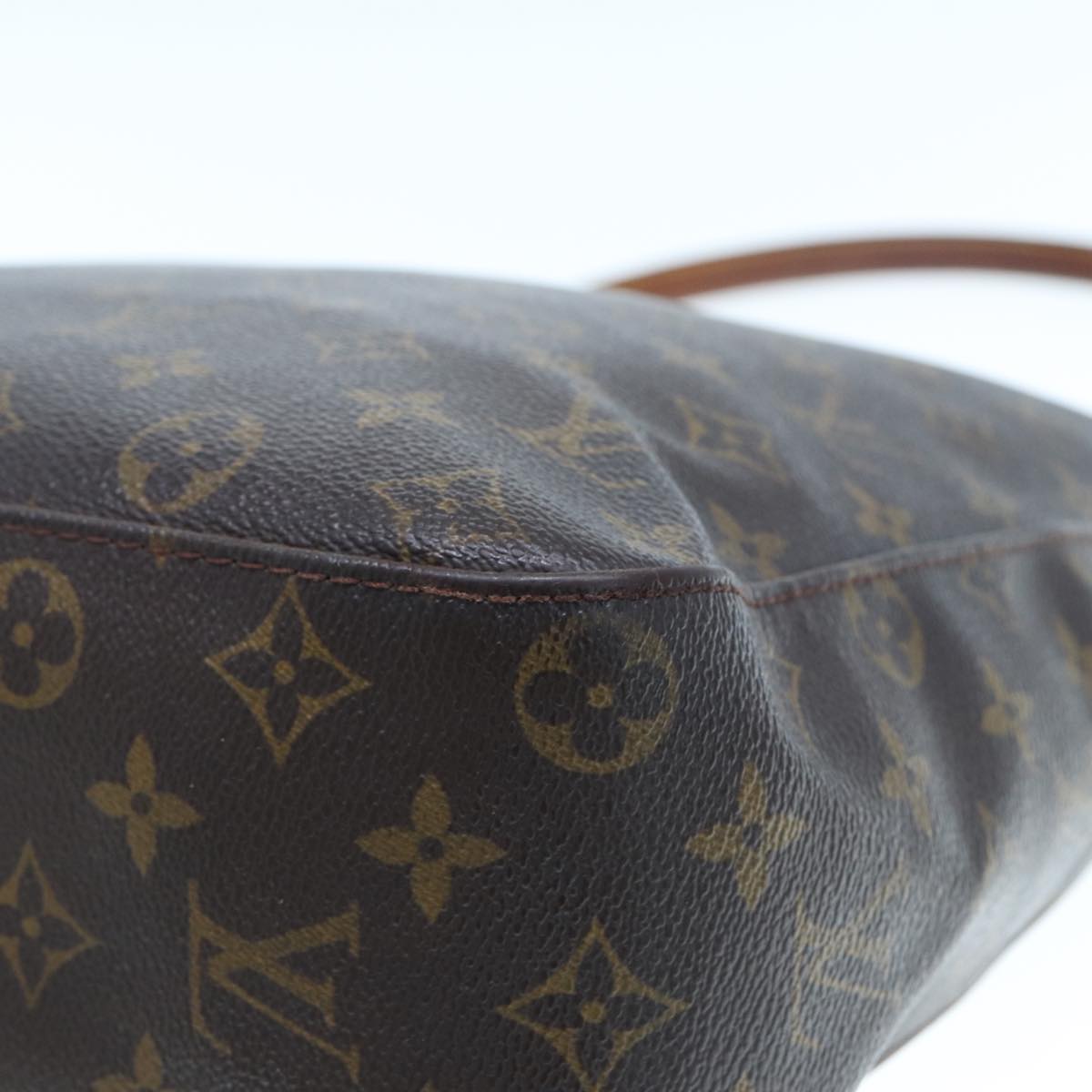 LOUIS VUITTON Monogram Looping GM Shoulder Bag M51170 LV Auth 76956