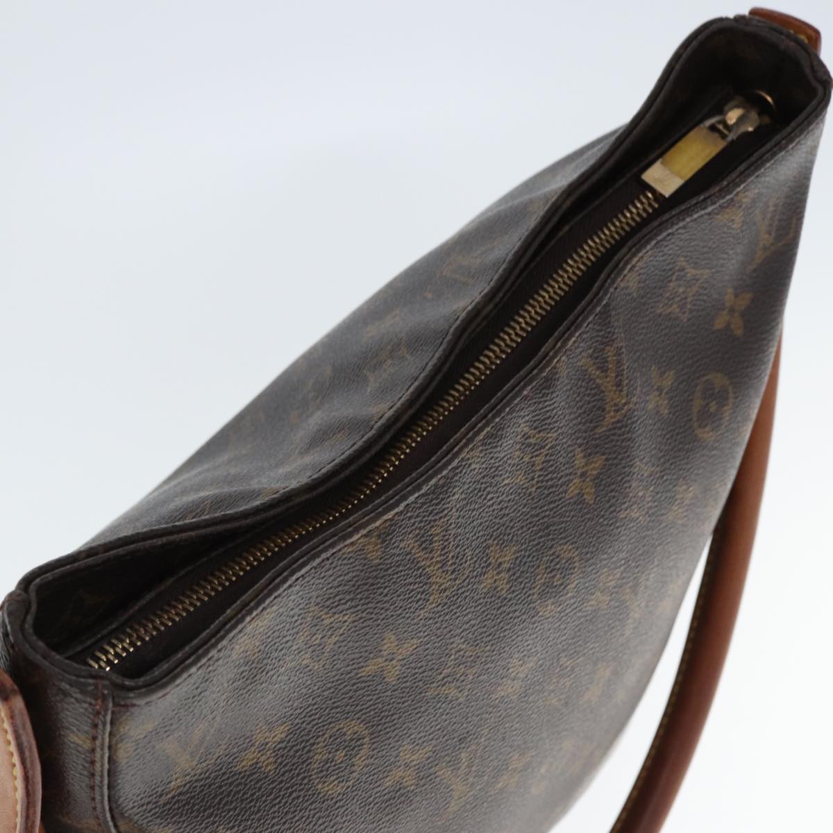 LOUIS VUITTON Monogram Looping GM Shoulder Bag M51170 LV Auth 76956