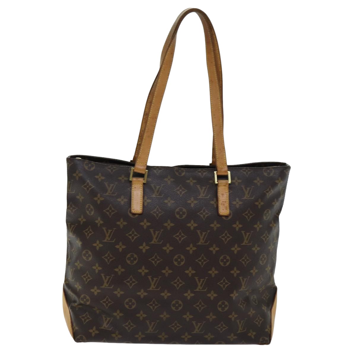 LOUIS VUITTON Monogram Cabas Mezzo Tote Bag M51151 LV Auth 76958