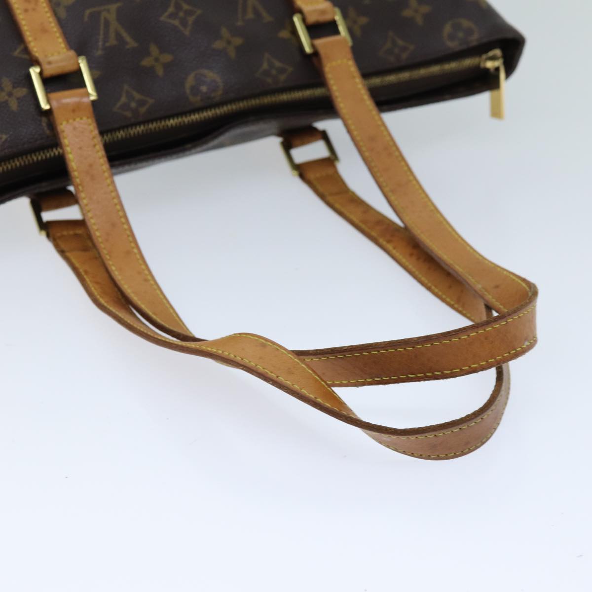 LOUIS VUITTON Monogram Cabas Mezzo Tote Bag M51151 LV Auth 76958