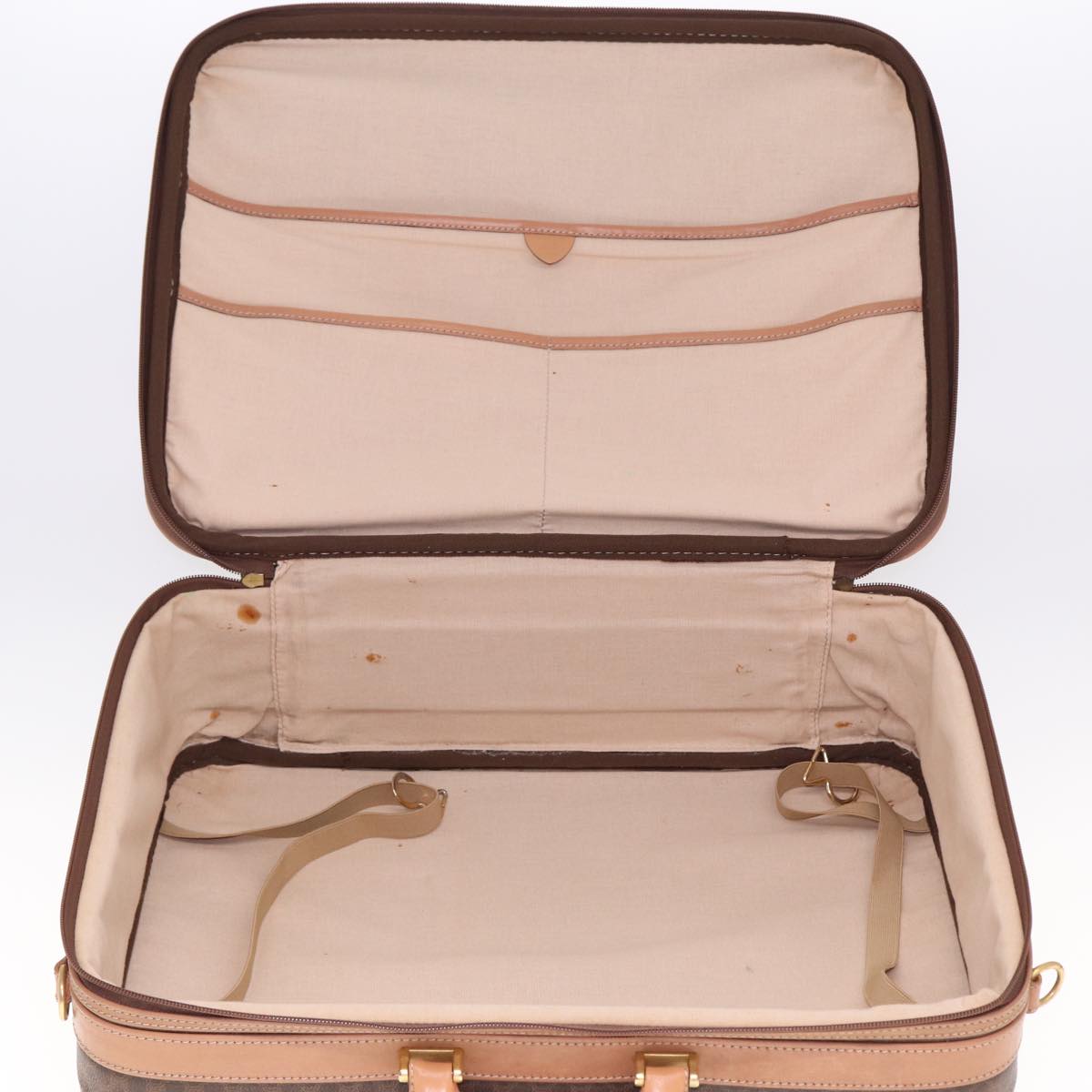 CELINE GG Supreme suitcase Brown Auth 76985