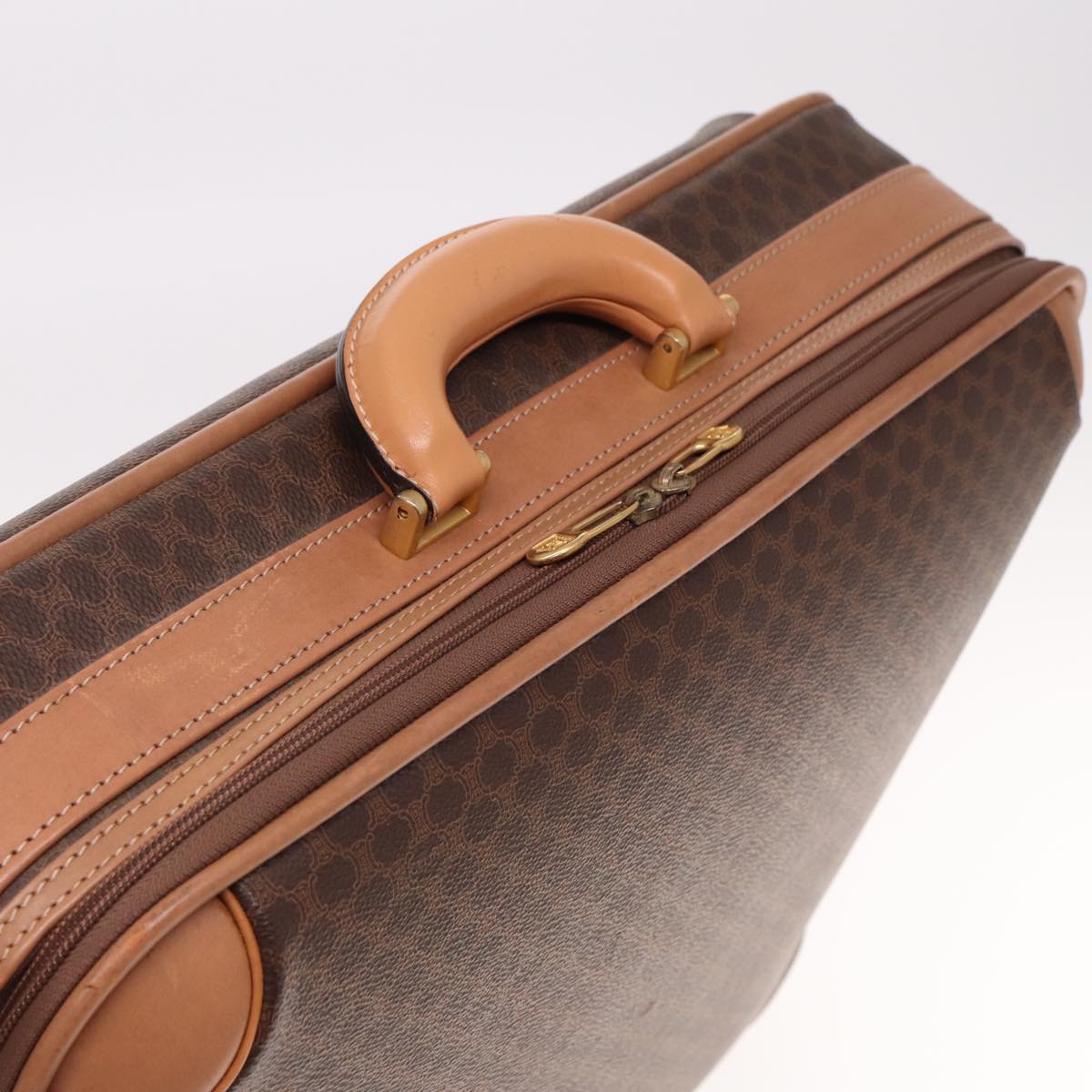 CELINE GG Supreme suitcase Brown Auth 76985