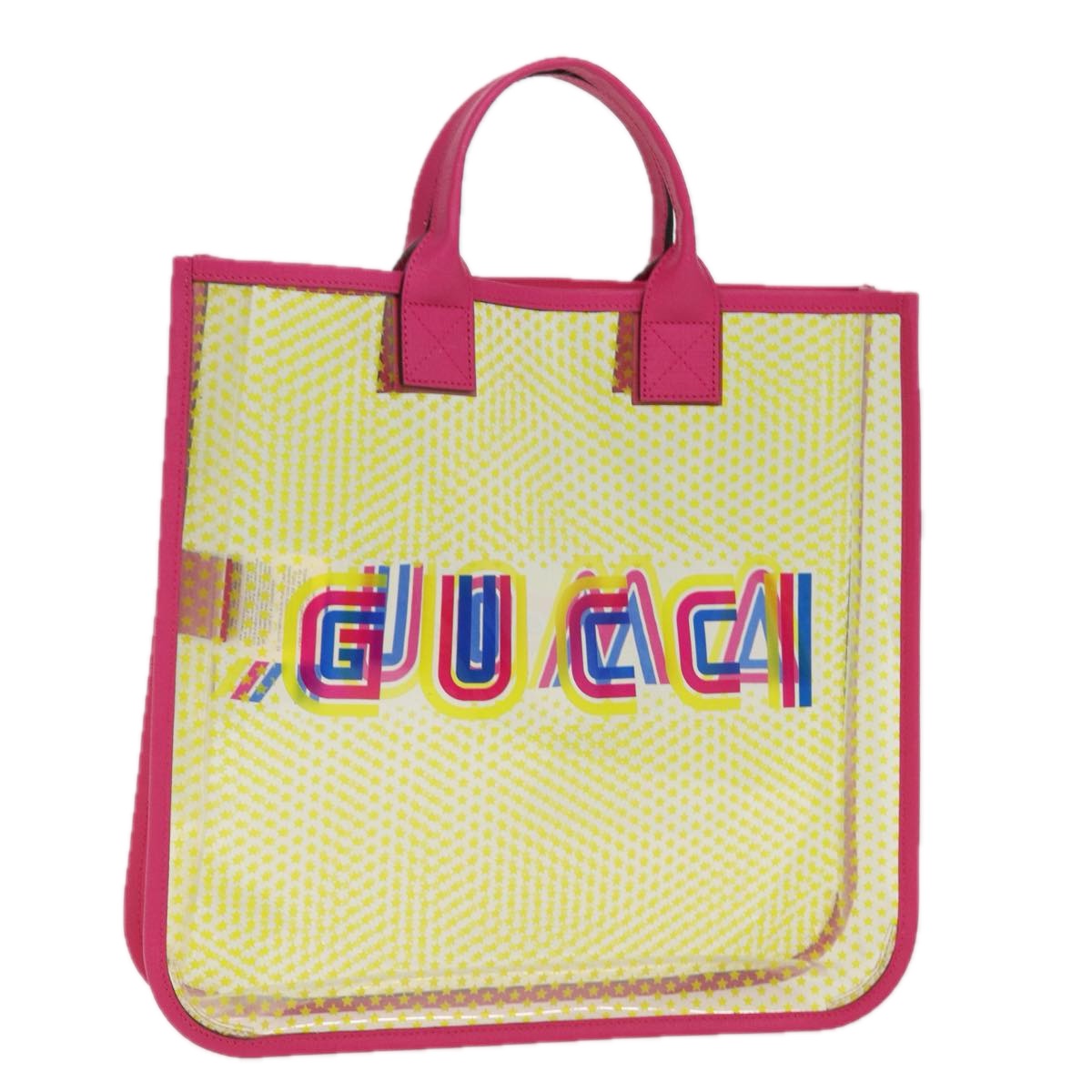 GUCCI Tote Bag Vinyl Clear 550763 Auth 77034