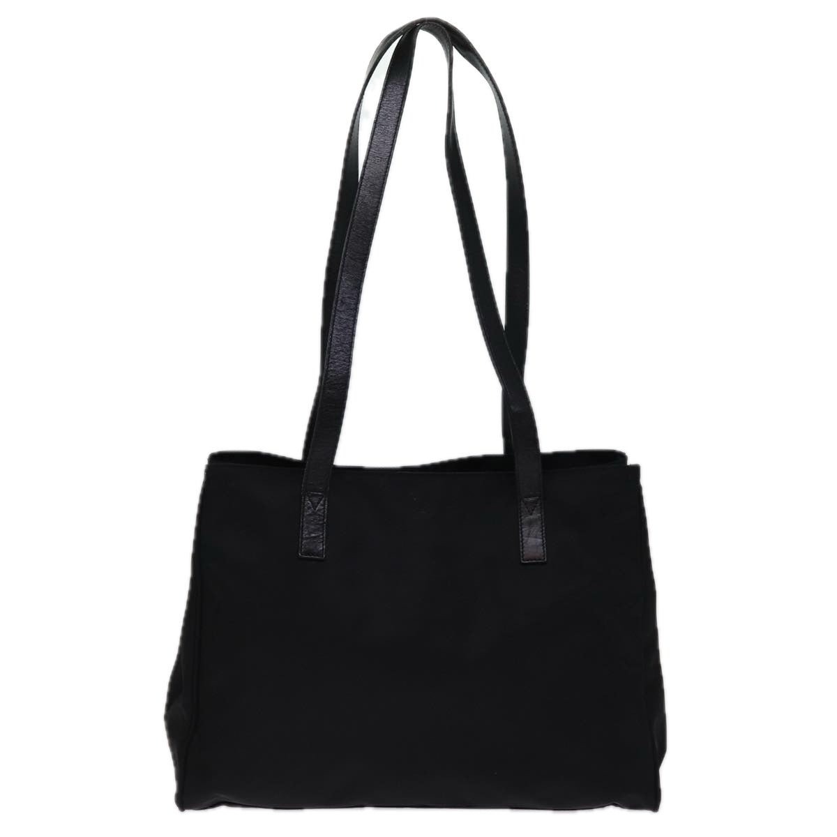 FENDI Tote Bag Nylon Black Auth 77042