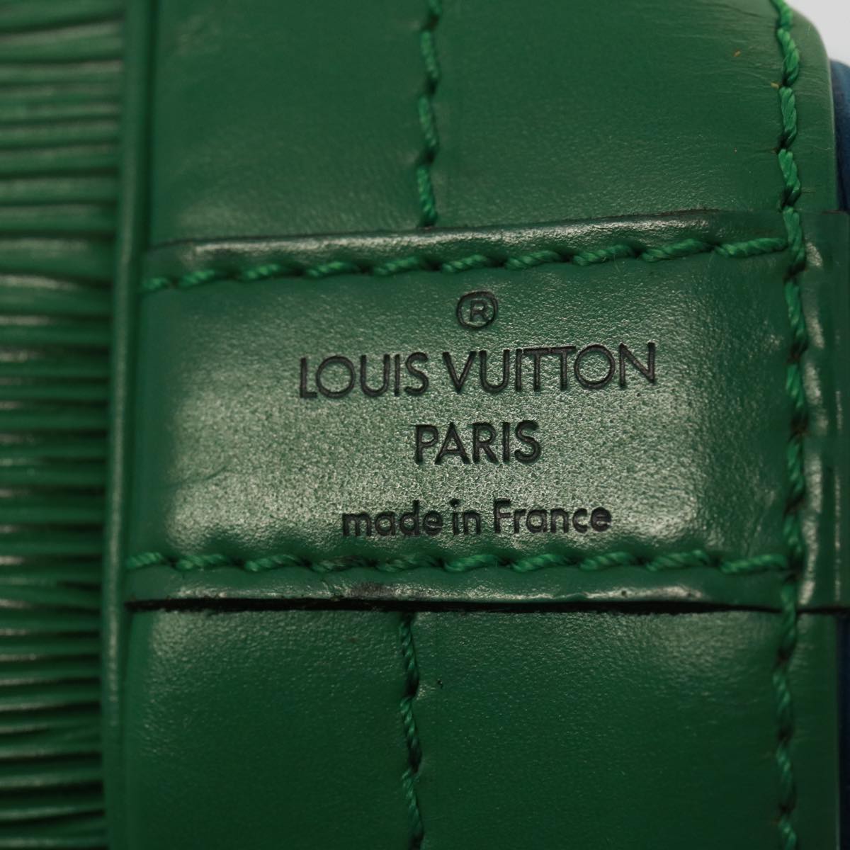 LOUIS VUITTON Epi Noe Shoulder Bag Bicolor Green Blue M44044 LV Auth 77048