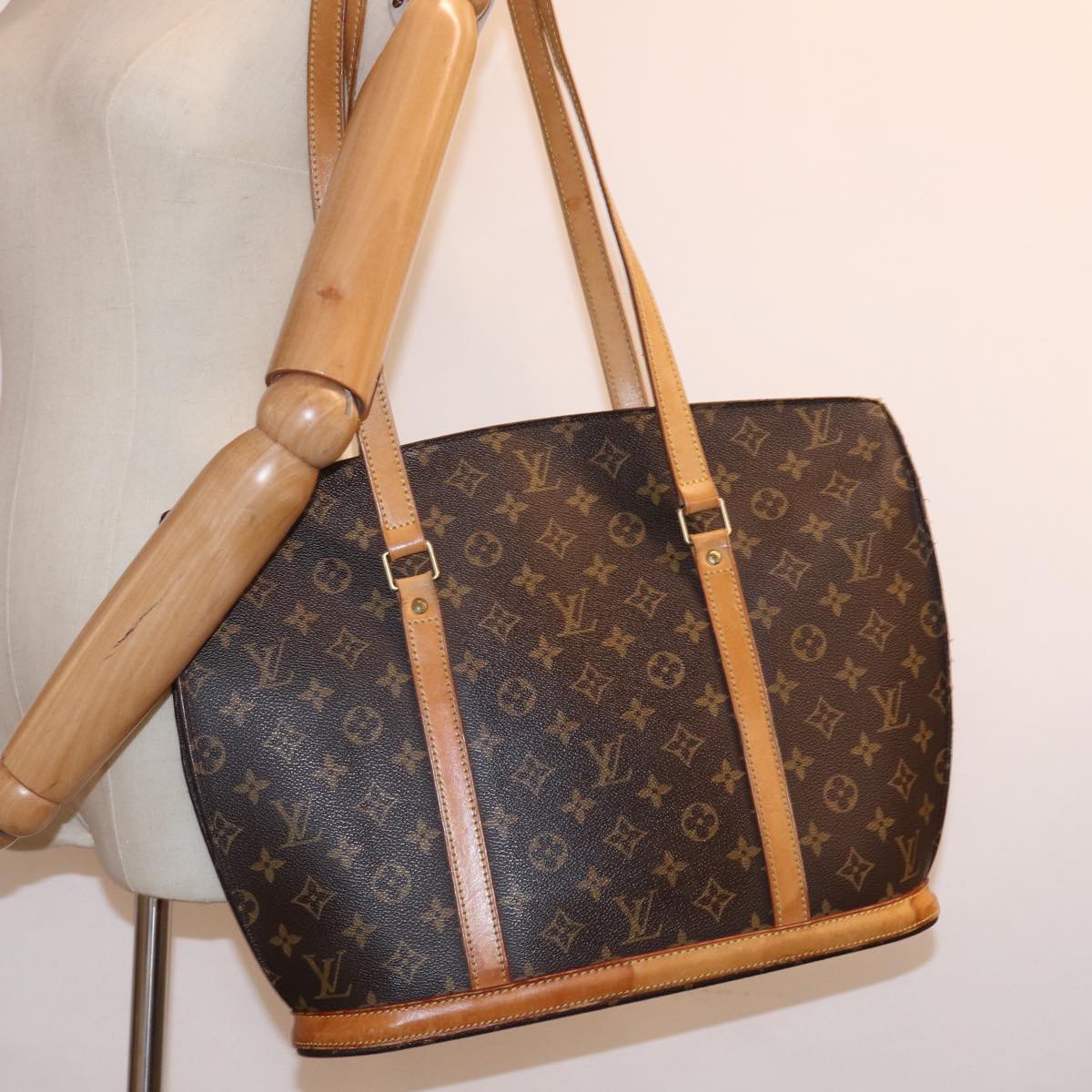 LOUIS VUITTON Monogram Babylone Tote Bag M51102 LV Auth 77050