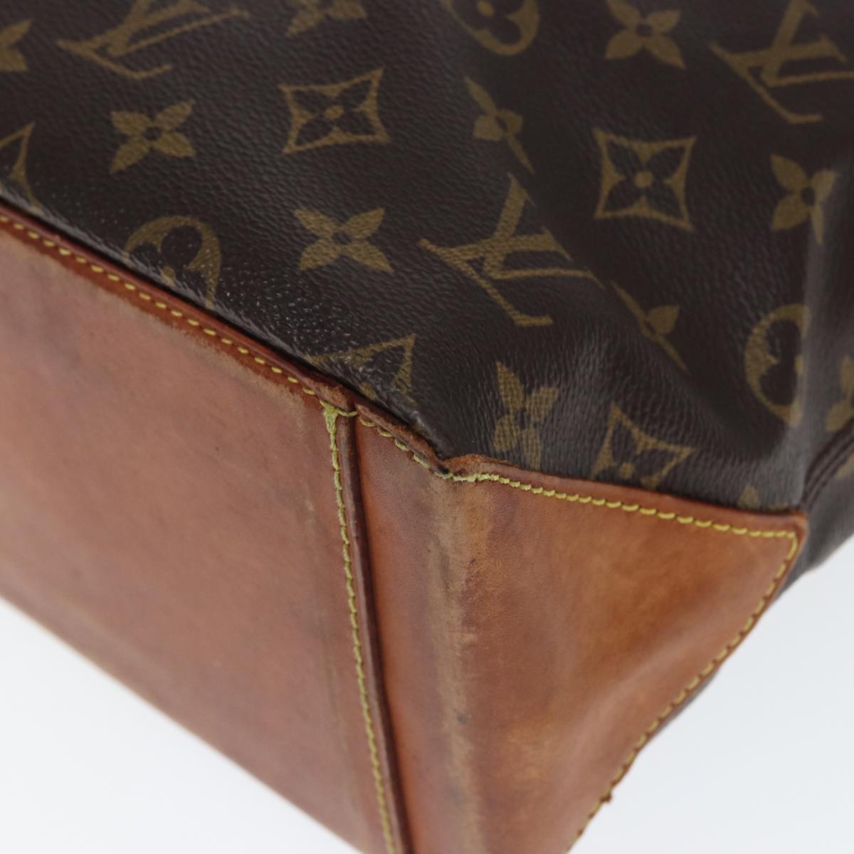 LOUIS VUITTON Monogram Cabas Piano Tote Bag M51148 LV Auth 77051