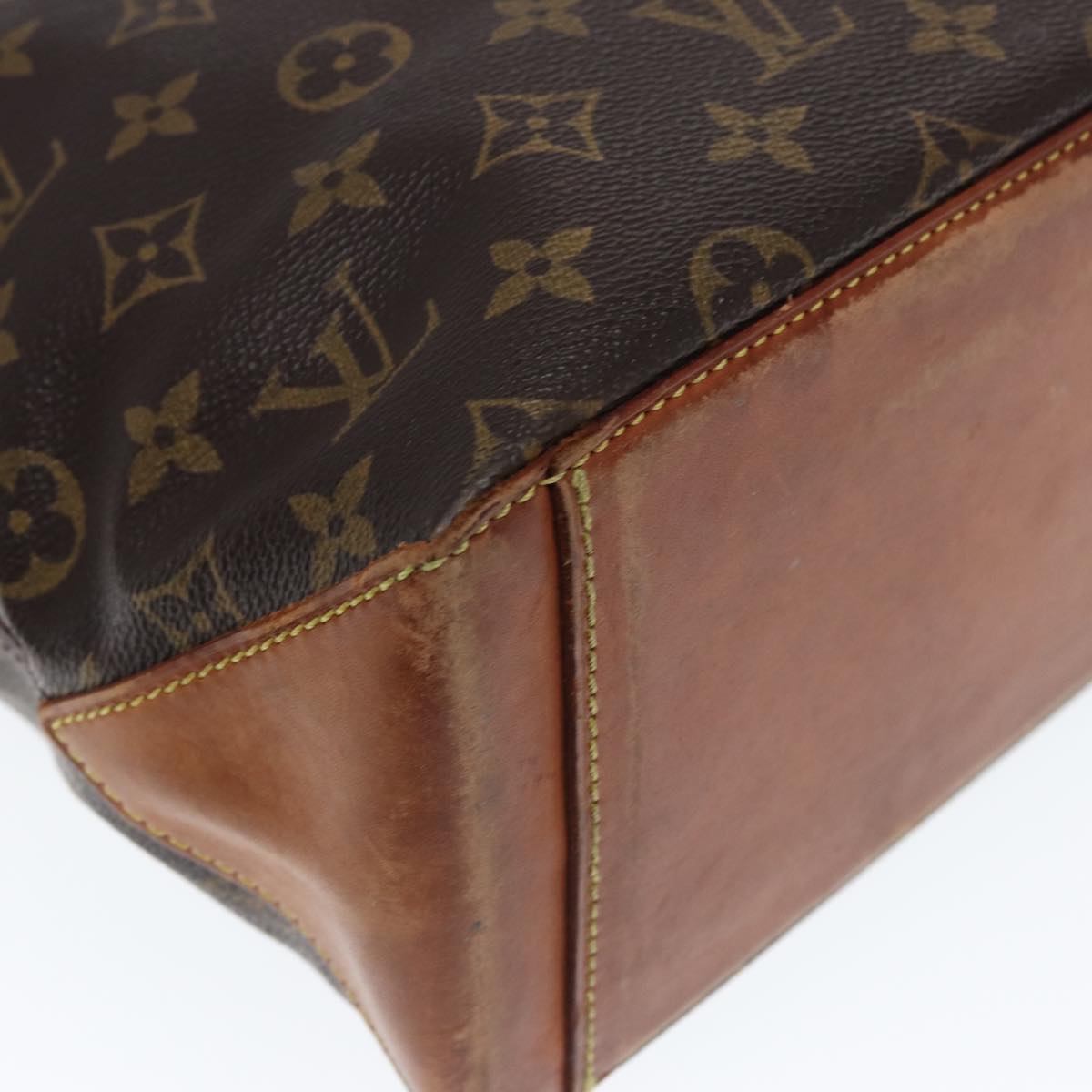 LOUIS VUITTON Monogram Cabas Piano Tote Bag M51148 LV Auth 77051