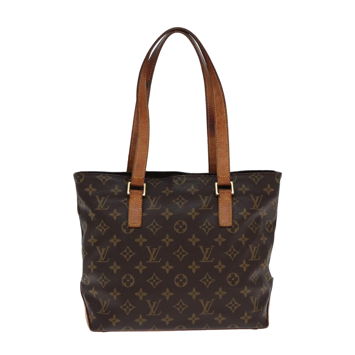 LOUIS VUITTON Monogram Cabas Piano Tote Bag M51148 LV Auth 77051