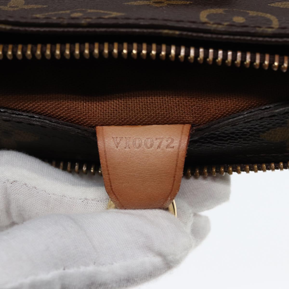 LOUIS VUITTON Monogram Cabas Piano Tote Bag M51148 LV Auth 77051