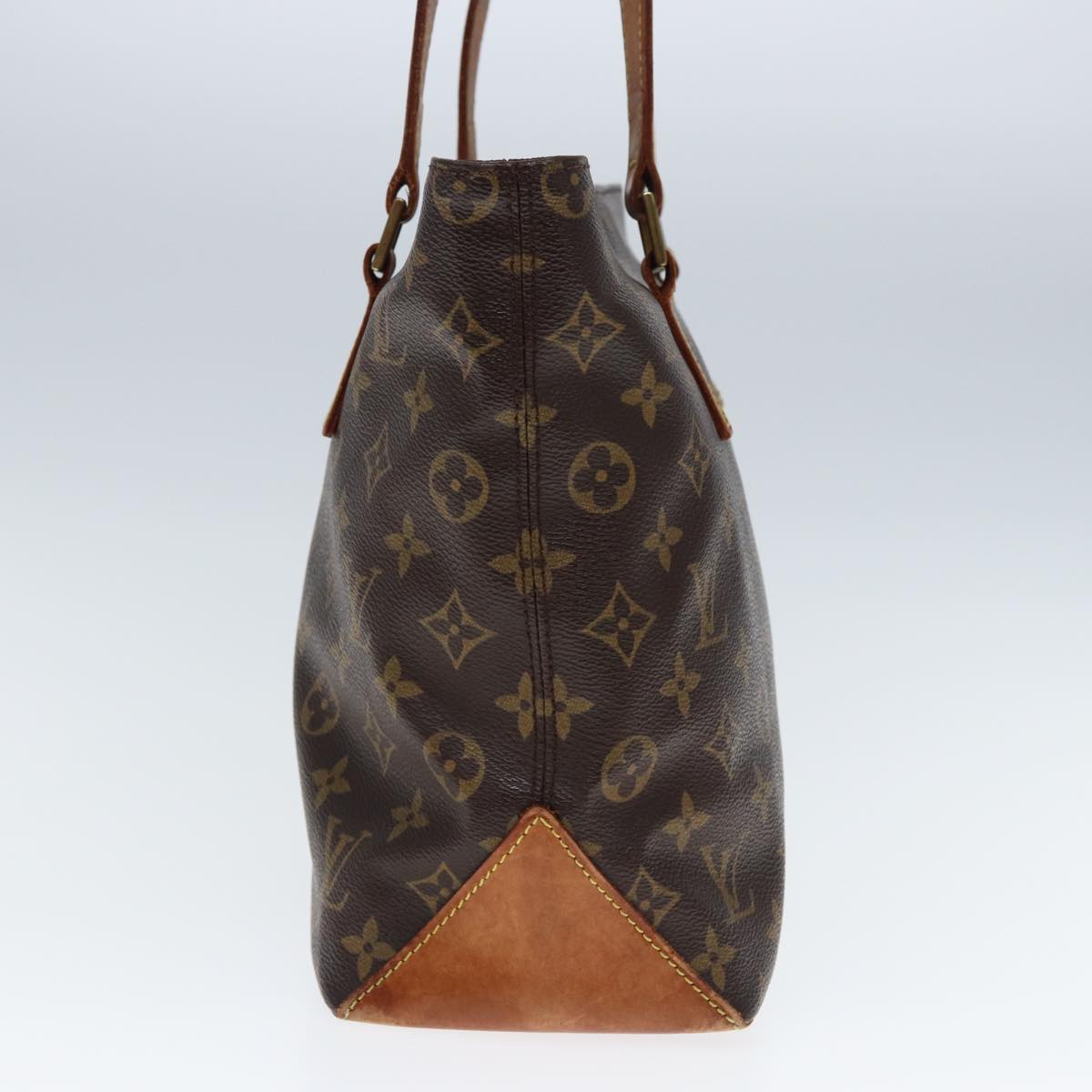 LOUIS VUITTON Monogram Cabas Piano Tote Bag M51148 LV Auth 77051