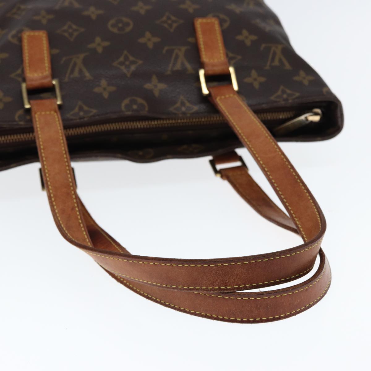 LOUIS VUITTON Monogram Cabas Piano Tote Bag M51148 LV Auth 77051