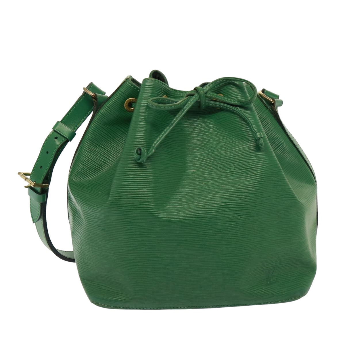 LOUIS VUITTON Epi Petit Noe Shoulder Bag Green M44104 LV Auth 77052