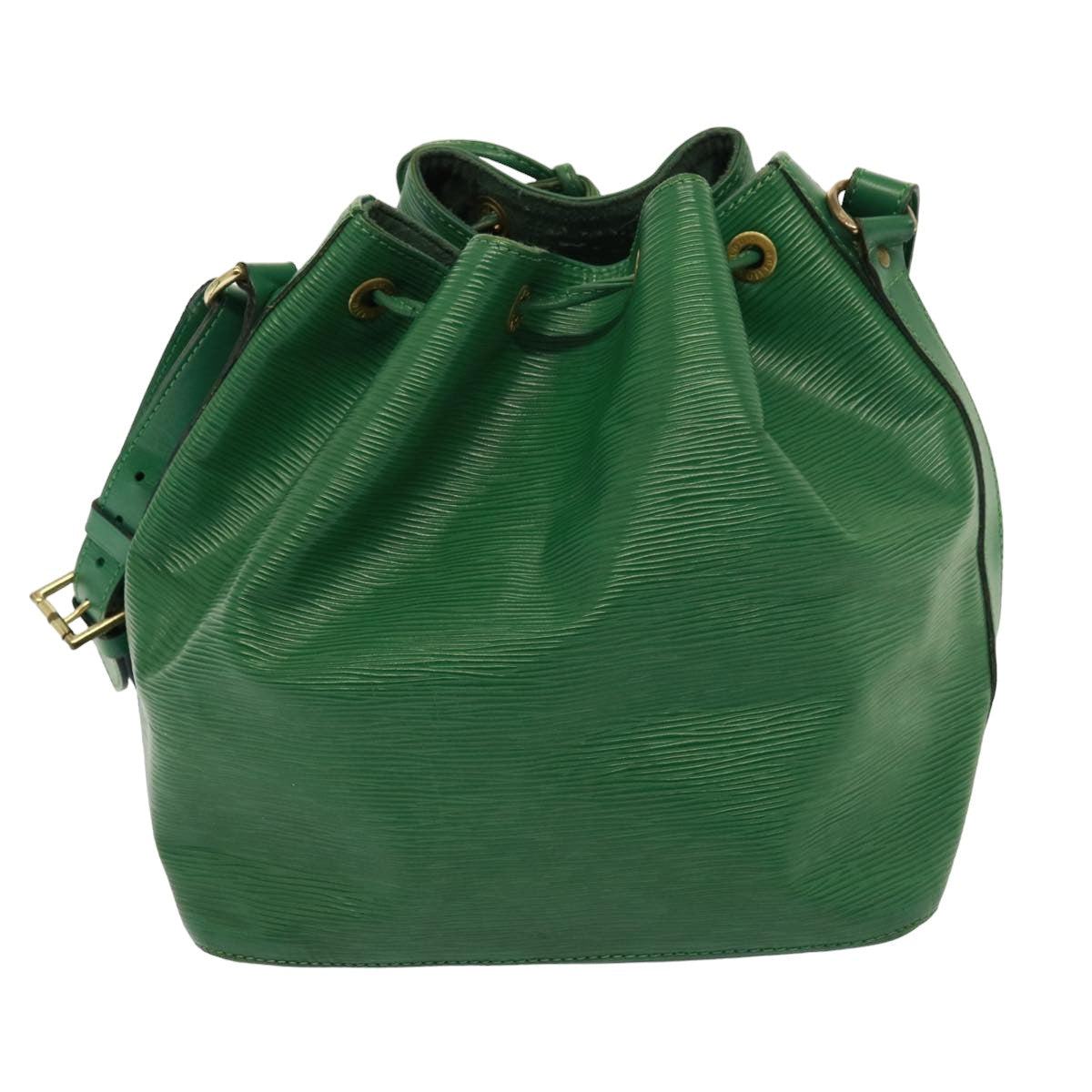 LOUIS VUITTON Epi Petit Noe Shoulder Bag Green M44104 LV Auth 77052