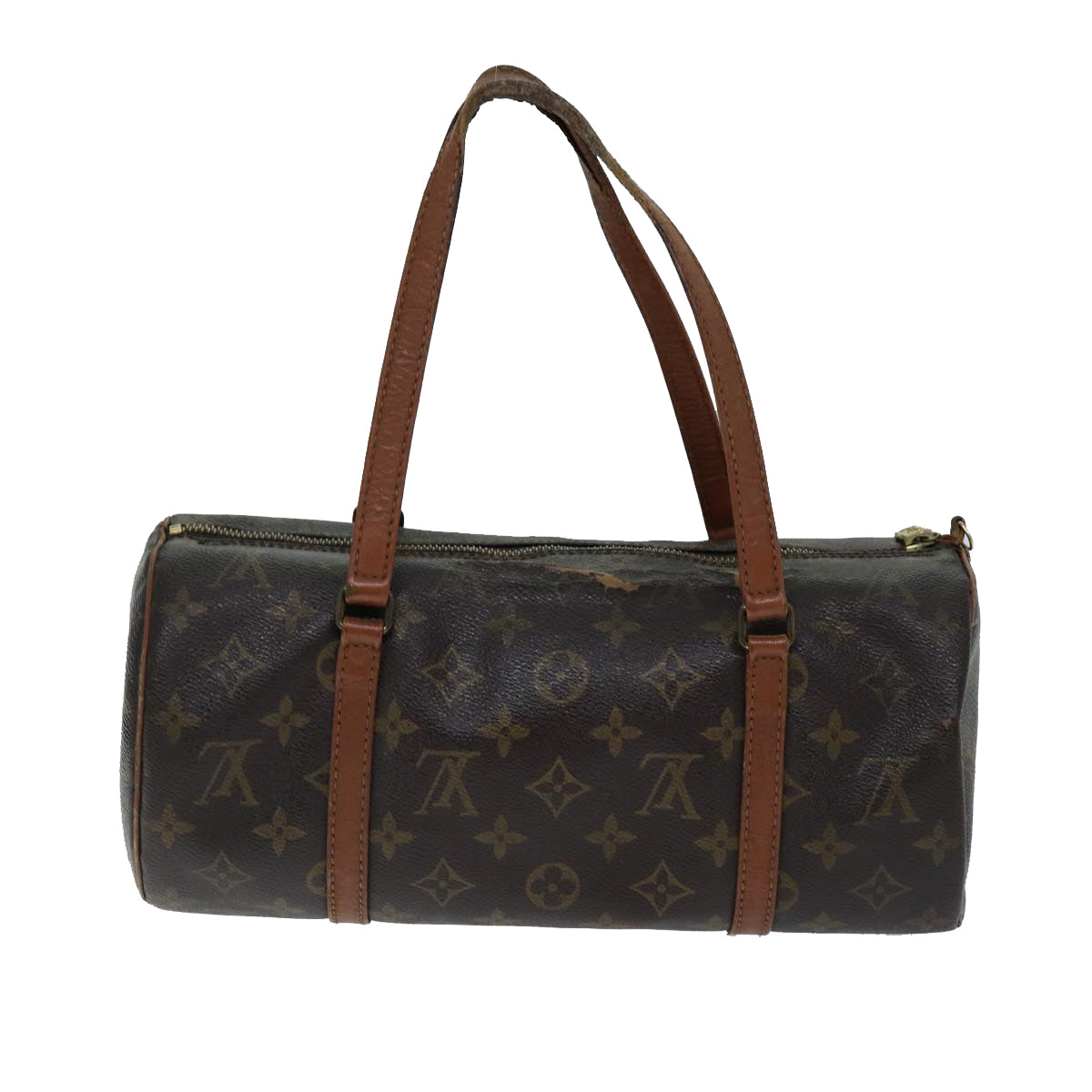 LOUIS VUITTON Monogram Papillon 30 Hand Bag M51385 LV Auth 77063