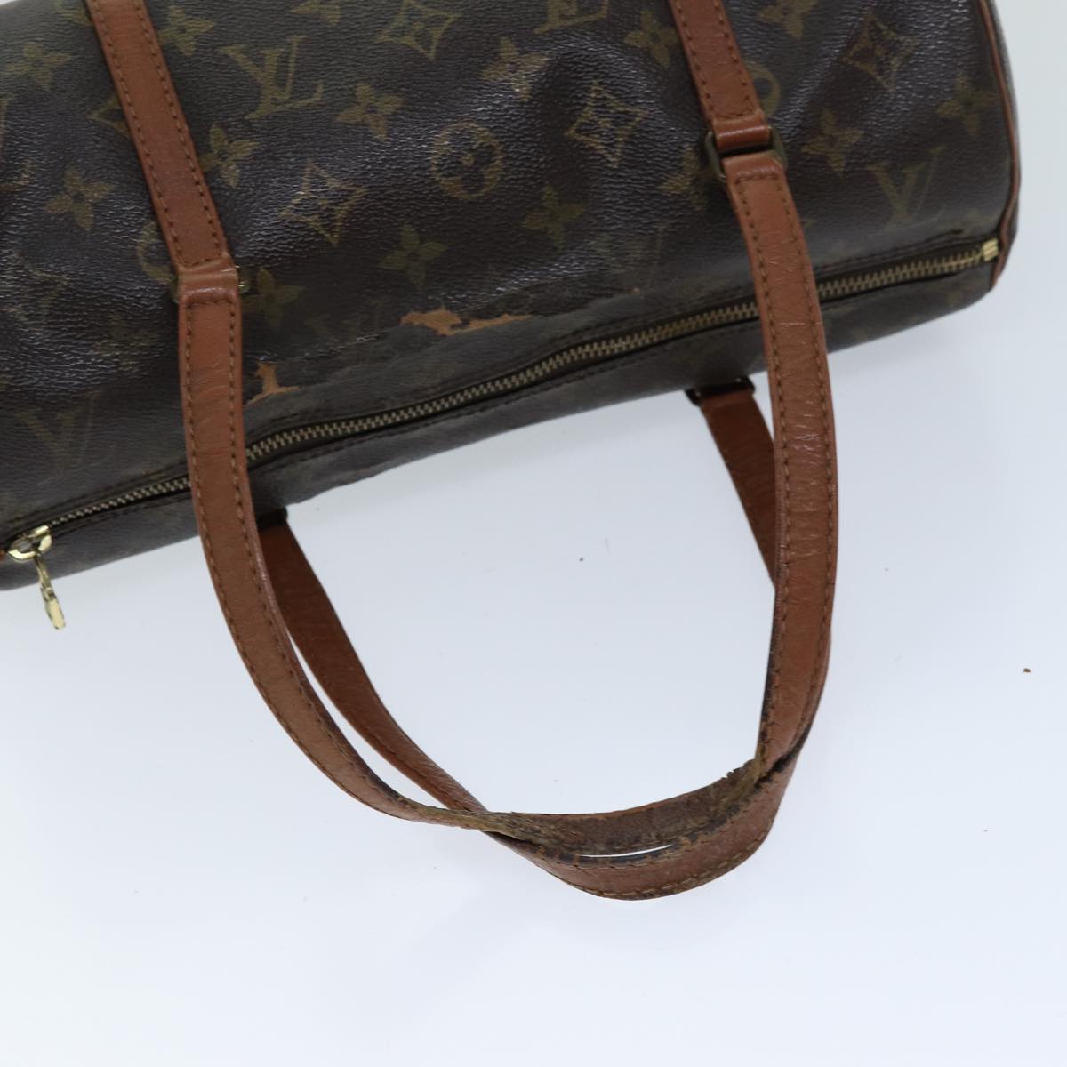 LOUIS VUITTON Monogram Papillon 30 Hand Bag M51385 LV Auth 77063