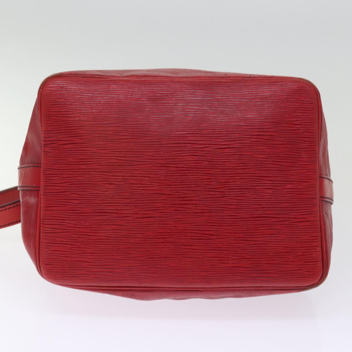 LOUIS VUITTON Epi Petit Noe Shoulder Bag Red M44107 LV Auth 77074