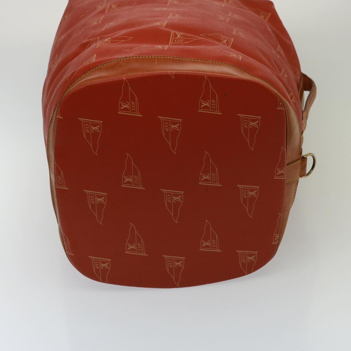 LOUIS VUITTON LV Cup Suck Marine Bag PVC Leather Aboganie M80022 LV Auth 77075