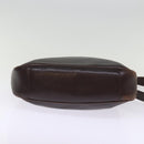 GUCCI Bamboo Shoulder Bag Leather 2way Brown 001 2058 1638 0 Auth 77089-11