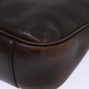 GUCCI Bamboo Shoulder Bag Leather 2way Brown 001 2058 1638 0 Auth 77089-13