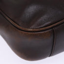 GUCCI Bamboo Shoulder Bag Leather 2way Brown 001 2058 1638 0 Auth 77089-14