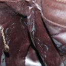 GUCCI Bamboo Shoulder Bag Leather 2way Brown 001 2058 1638 0 Auth 77089-18