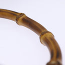 GUCCI Bamboo Shoulder Bag Leather 2way Brown 001 2058 1638 0 Auth 77089-8