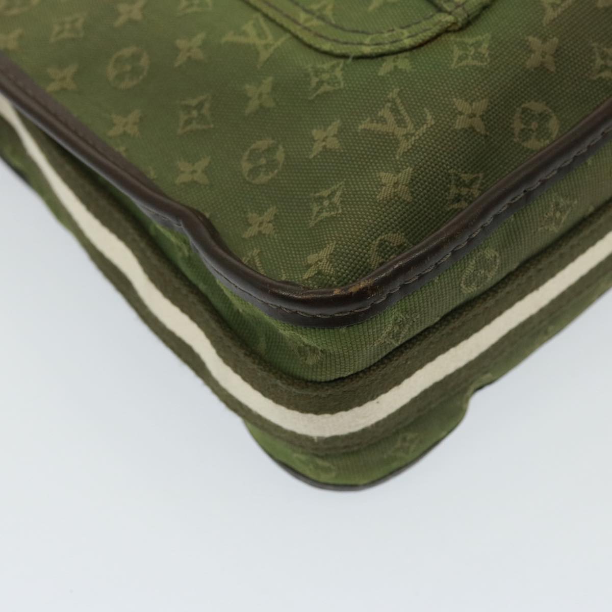 LOUIS VUITTON Monogram Mini Bussus Marie Kate Bag TST Khaki M92324 LV Auth 77098