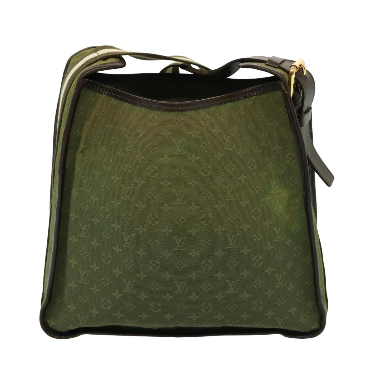 LOUIS VUITTON Monogram Mini Bussus Marie Kate Bag TST Khaki M92324 LV Auth 77098