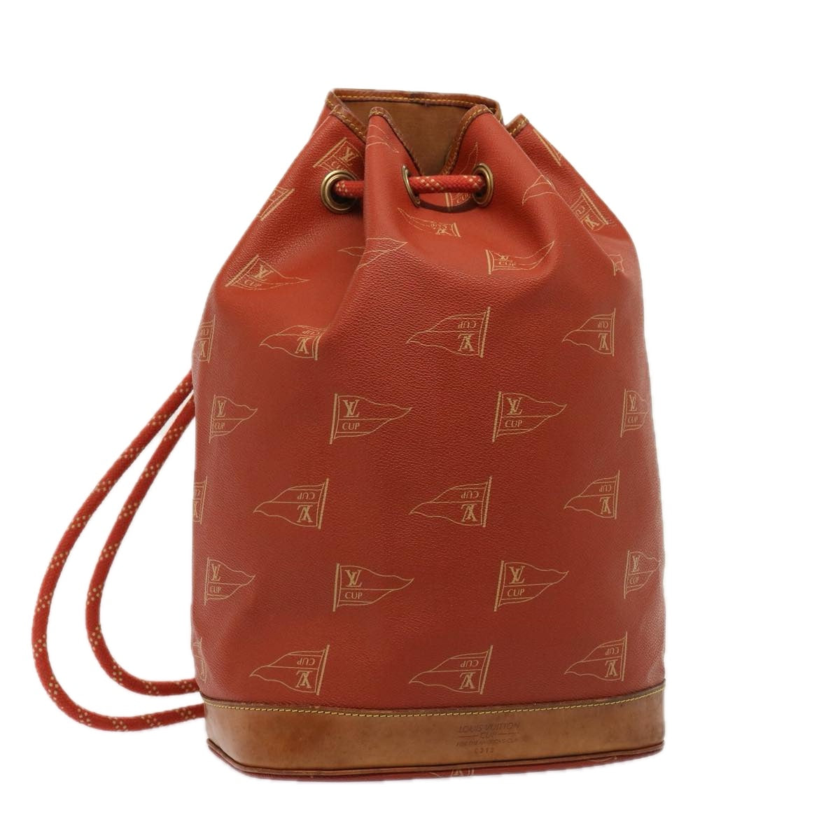 LOUIS VUITTON LV CUP Saint Tropez Shoulder Bag Red M80026 LV Auth 77123