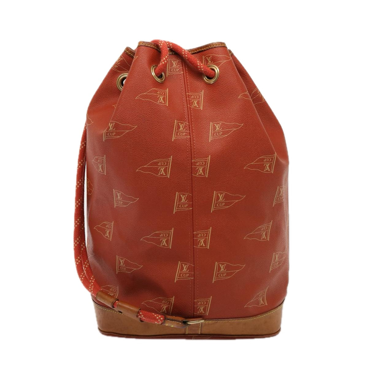 LOUIS VUITTON LV CUP Saint Tropez Shoulder Bag Red M80026 LV Auth 77123