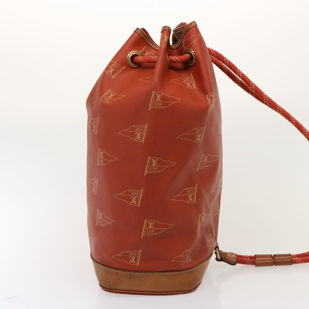 LOUIS VUITTON LV CUP Saint Tropez Shoulder Bag Red M80026 LV Auth 77123