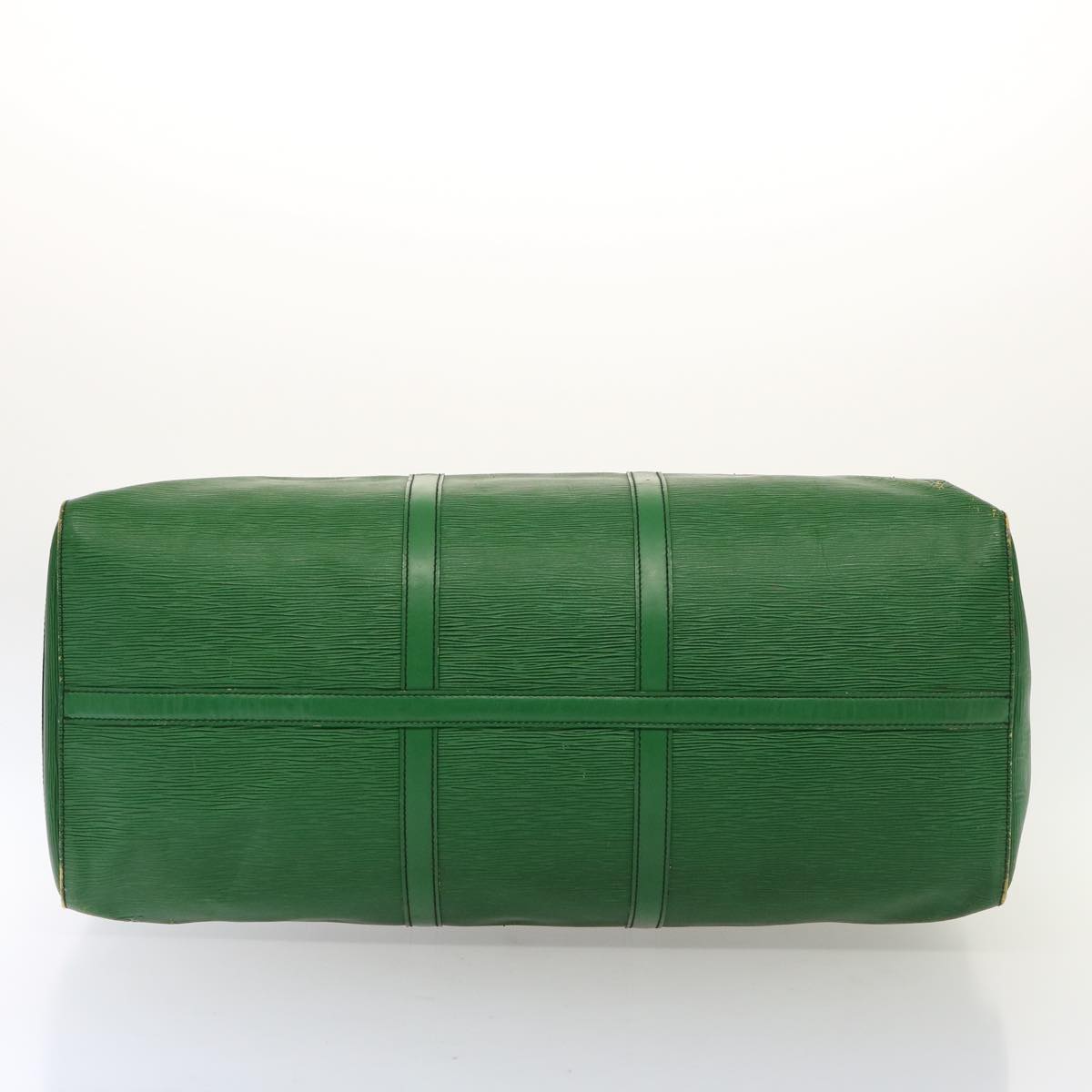 LOUIS VUITTON Epi Keepall 60 Boston Bag Green M42944 LV Auth 77124