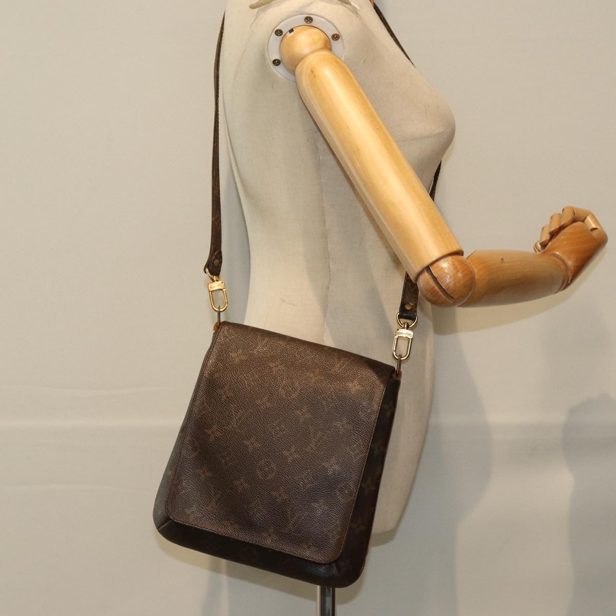 LOUIS VUITTON Monogram Musette Salsa Long Shoulder Bag M51387 LV Auth 77127