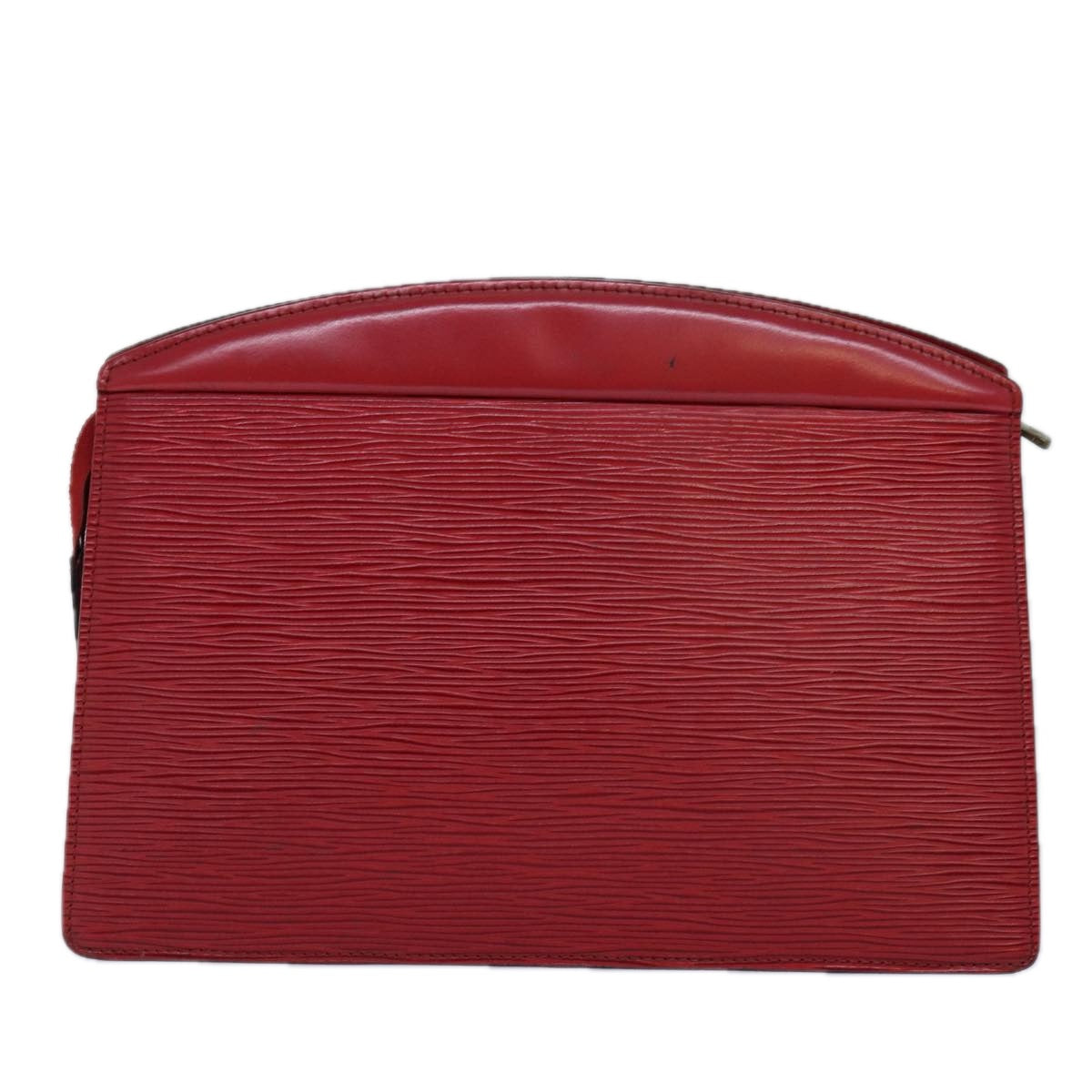 LOUIS VUITTON Epi Trousse Crete Clutch Bag Red M48407 LV Auth 77137 - 0