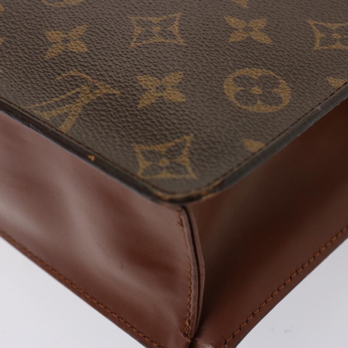 LOUIS VUITTON Monogram Monceau 28 Hand Bag 2way M51185 LV Auth 77138