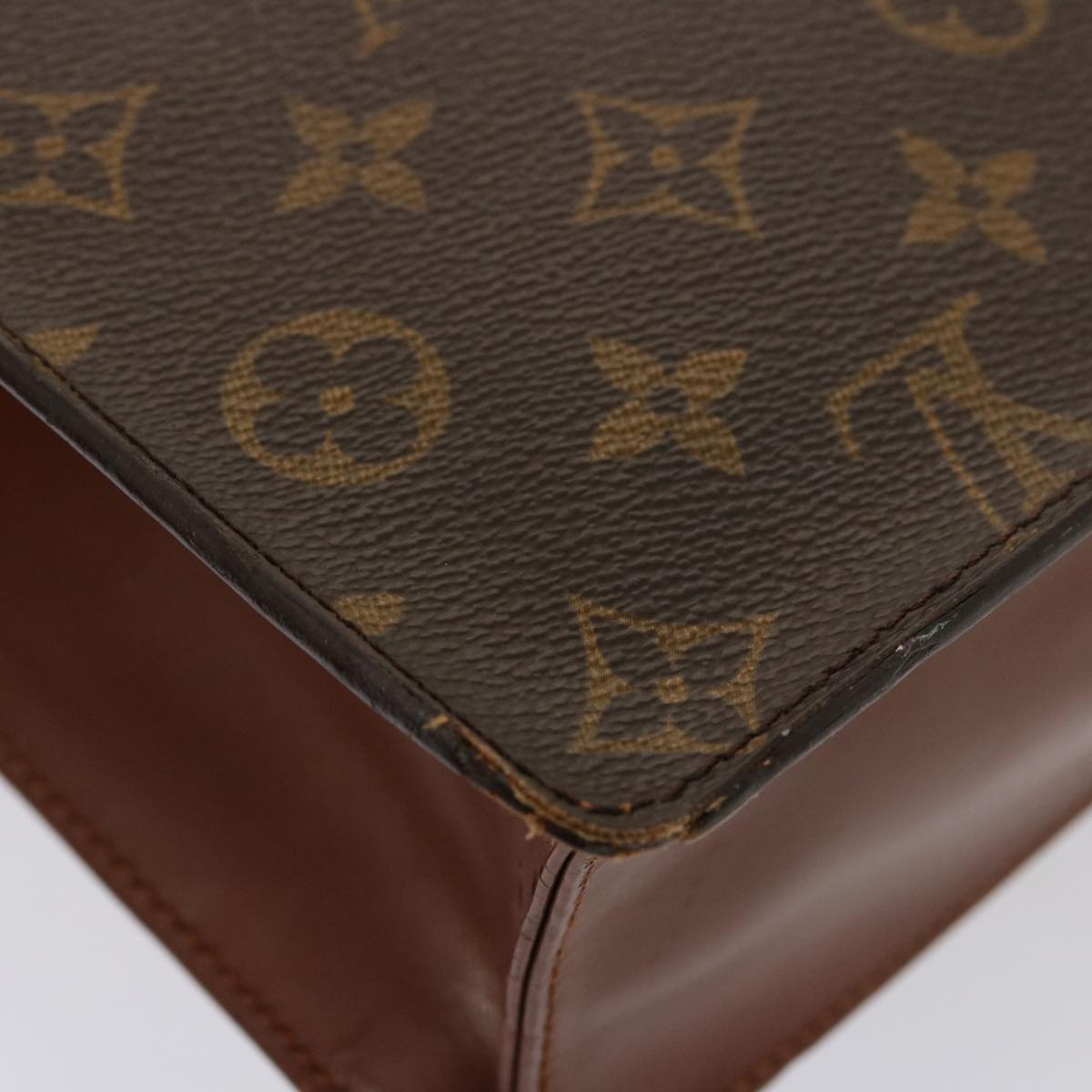 LOUIS VUITTON Monogram Monceau 28 Hand Bag 2way M51185 LV Auth 77138